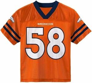 Outerstuff Von Miller Denver Broncos Orange Youth NFL Jersey- XL 18/20